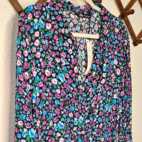 Zara~ Floral Dress - Picture 4 of 7